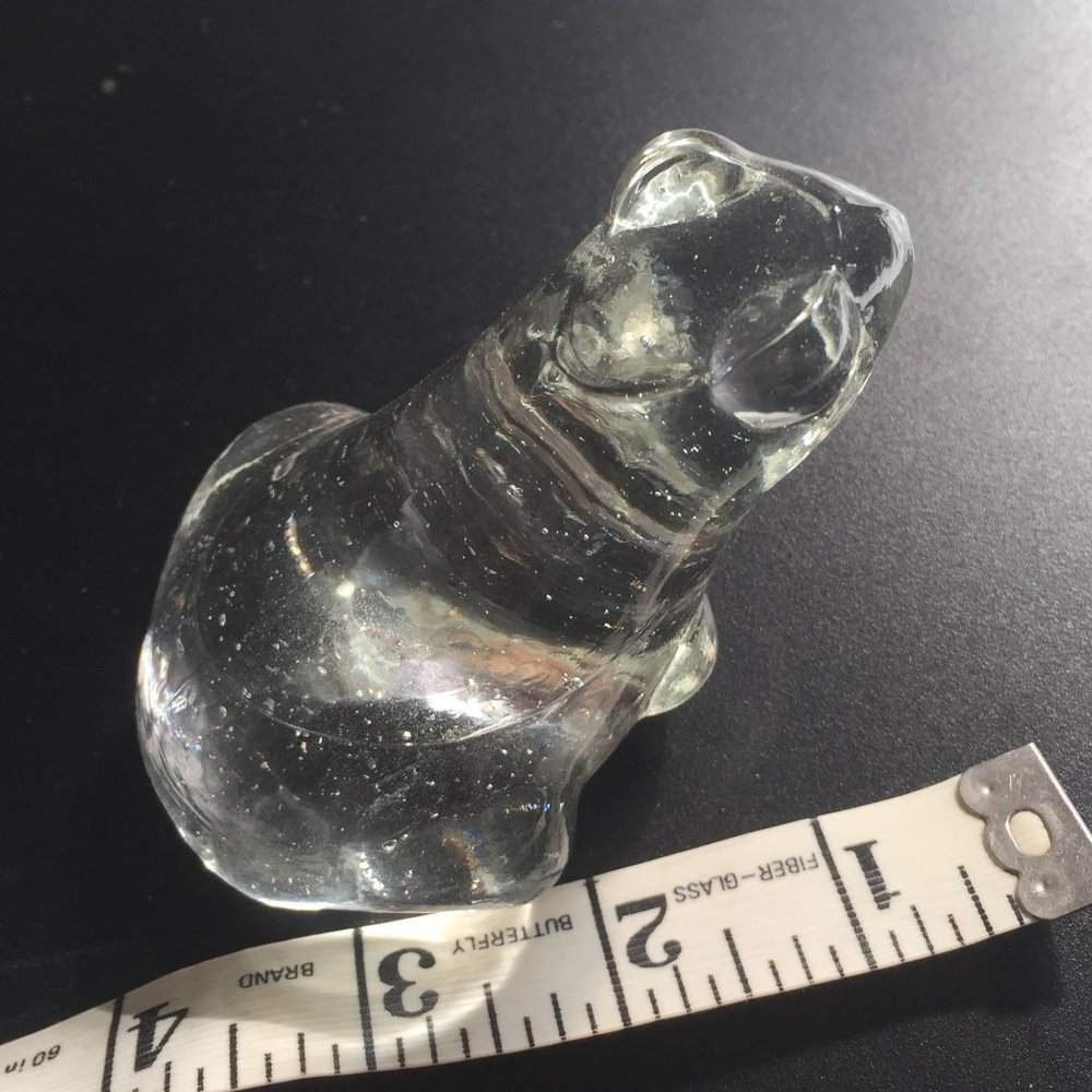 ⭕ 5/$17 - - Glass Frog Figurine 🐸 Paperweight